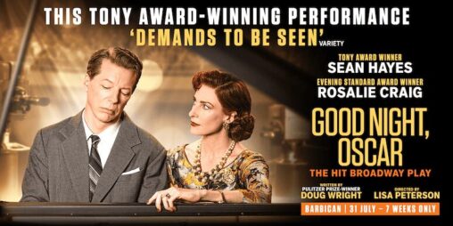 Poster for Goodnight Oscar at the Barbican